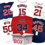 Autographed/Signed Boston Baseball Jersey Mystery Box with PSA JSA or Beckett COA