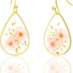 Handmade Real Flower Earrings