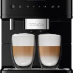 Miele CM 6160 MilkPerfection Automatic Wifi Coffee Maker & Espresso Machine Combo, Obsidian Black – Grinder, Milk Frother