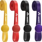 WHATAFIT Resistance Bands, Pull Up Assistance Bands, Exercise Bands, Workout Bands Set for Men and Women Home Fitness, Body Stretching, Strength Training, Physical Therapy