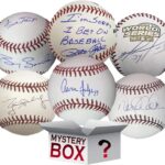 Autographed/Signed Rawlings Official MLB Baseball Mystery Box with PSA JSA or Beckett COA