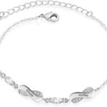 Personalized Name Charm Bracelet with Custom Engraving Names – Custom Jewelry Gift for Women, Mom, Couples – Unique Keepsake for Mother’s Day, Valentine’s Day