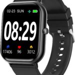 Smart Watch for Men Women SmartWatch 1.83″ for iPhone Samsung Android Phone Compatible, Fitness Tracker Watch with Pedometer, Heart Rate/Sleep Monitor, Blood Oxygen, IP68 Waterproof