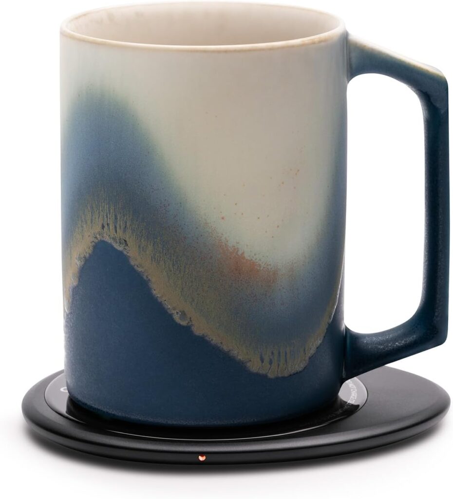 Ui Artist Collection Set – Arctic Radiance | 12 fl oz / 355 mL Self-Heating Ceramic Coffee & Tea Mug Set