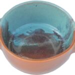 ALWAYS AZUL POTTERY French Onion Soup Bowl in Indian Summer Glaze – Handmade Ceramic Pottery Bowl – Handcrafted Polished Stoneware – Unique & Stylish Glazed Bowl, Great for Soup, Salad, Cereal & More