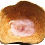 Wooden Bowl Decorative Natural Wood Fruit Bowl, Irregular Creative Wood Bowls, Rustic Hand Carved Candy Snack Keys Serving Bowls for Home Decor (6″-8″ Diameter)