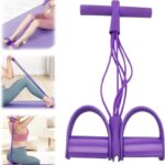 Upgrade 6-Tube Resistance Bands Set with Ankle Straps & Handles – 21 Levels for Ab Workouts, Strength Training, Yoga | Home Gym Equipment for Men & Women