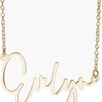 PicturesOnGold.com Custom Name Necklace For Women Personalized Name Necklace in Sterling Silver or Gold Necklace Personalized with any Name or Word