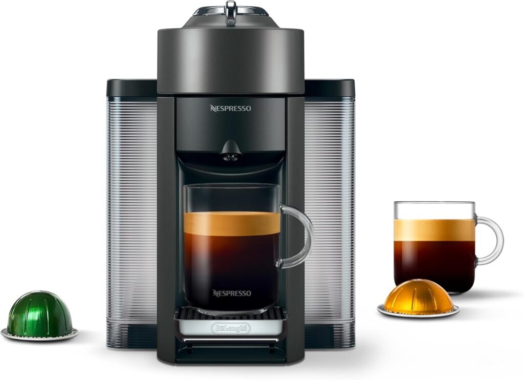 Nespresso Vertuo Coffee and Espresso Maker by De’Longhi, Titan