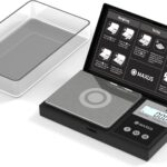 MAXUS Digital Pocket Gram Scale 500g x 0.01g High Precision with Tray, Weighs Small Food, Jewelry, Ounces, Grains, LCD Display, Tare Function