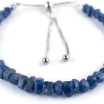 OdrillionGems Gemstones Beads Bolo Bracelet, Uncut Polished, Handmade, 925 Sterling Silver, Handmade, Adjustable Slider, Women Jewelry, Wedding, Valentine Gifts