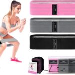Resistance Bands for Legs and Butt – Fabric Exercise Set, Thick Wide Stretch Fitness, Non-Slip Workout Loop, Booty Hip Bands for Women at Home or Gym
