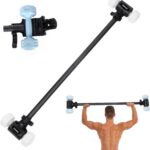 Dumbbell Converter to Barbell – Convert Dumbbells to Barbell Set, Supports 200 lbs, Easy Grip & Installation – Fits Adjustable Or Dumbbell Handles, Ideal for Home Workouts