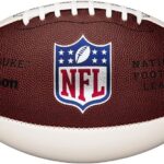 Wilson NFL Mini Autograph Football – Mini, Brown/White