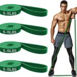 ROSAPOAR Resistance Band Pull up Band Fitness Exercise Bands Natural Latex for Workout Body Stretch Powerlifting Band Fitness Sport Training at Home/The Gym