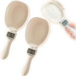Digital Measuring Spoon Scale With LCD Screen – High Precision Electronic Weighing for Food and Condiments – Smart Kitchen Gadget (2pc)