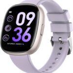 Sanorum Smart Watches for Men Women Fitness: Fitness Tracker with Blutooth Call 24H Heart Rate Sleep Monitor 5ATM Waterproof 120+ Sport Mode Smartwatch Compatible with iPhone Android Phones