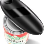 Electric Can Opener for Seniors – One Touch Automatic Kitchen Gadget, Smooth Edge Design for Safety & Arthritis-Friendly Use, Works with All Can Sizes