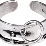 Handmade 925 Sterling Silver Ring Adjustable Stacking Ring Vintage Statement Ring Personalized Jewelry for Women & Men