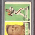 1957 Topps #40 Darrel Brewster Pete Brewster AUTO SIGNED Autograph Autographed Card PSA PSA/DNA Football NFL COA Cleveland Browns