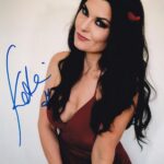 Katie Lea Burchill Signed 8×10 Photo WWE Winter TNA Impact The Temptress WOW 2 – Autographed Soccer Photos