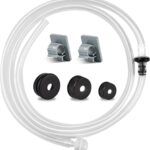 Yofidra Sink Soap Dispenser Extension Kit: Under Sink Dish Soap Dispenser with 47″ Tube Hose and Check Valve for Prevent Backflow Countertop Kitchen Sink Accessories