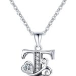 S925 Sterling Silver Initial Letter Necklaces for Women Dainty Letter Chain Necklace for Women Personalized Jewelry Gifts
