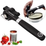 PAKITNER- Safe Cut Can Opener, Smooth Edge Can Opener – Handheld Easy Turn Knob, Manual Can Opener, Ergonomic Smooth Edge, Food Grade Stainless Steel Cutting Tool for Kitchen & Restaurant