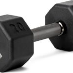 Rubber Coated Dumbbells – No Roll Design Easy-Grip Steel Knurled Handle, Weights Dumbbells Set for Strength Training – Ideal Weights Set for Home Gym – 10-60 LBS SOLD INDIVIDUALLY