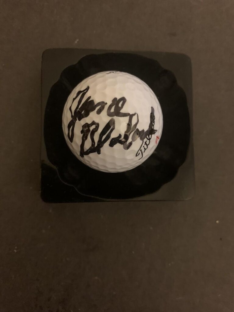 Jane Blalock Signed Titleist Golf Ball – Autographed Soccer Balls