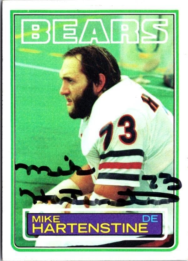 Mike Hartenstine autographed Football Card (Chicago Bears, SC) 1983 Topps #31 – NFL Autographed Football Cards