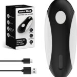 Auto Stop Electric Can Opener – Rechargeable Can Openers Smooth Edge for Seniors,One Touch Cut Opener Handsfree for Kitchen Portable for Any Size Cans
