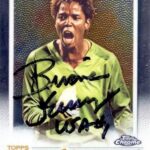 Brianna Scurry autographed trading card (Soccer USA Womens, Goalkeeper) 2020 Topps Chrome Allen & Ginter #166 – Autographed Soccer Cards
