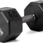 Rubber Coated Dumbbells – No Roll Design Easy-Grip Steel Knurled Handle, Weights Dumbbells Set for Strength Training – Ideal Weights Set for Home Gym – 10-60 LBS SOLD INDIVIDUALLY