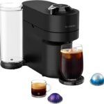 Nespresso Vertuo Pop+ Coffee and Espresso Maker by De’Longhi, Black Matte with Dark Chrome