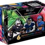 2025 Wild Card Metallix Pro-Look Football Hobby Trading Card Box (6 Encased AUTOGRAPHED Cards Per Box)