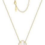 Clover Pendant Necklace for Women 18K Gold Plated Four Leaf Clover Necklaces Lucky Simple Jewelry Gifts for Women