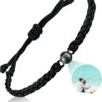 SUPHELPU Custom Bracelets with Picture Inside, Picture Bracelet Personalized Photo, Women’s Identification Bracelets, Memorial Gifts for Loved One
