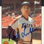 Bob Lillis autographed baseball card (Houston Astros) 1986 Topps #561 – Autographed Baseball Cards