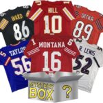 Autographed/Signed Football SILVER Series 1 Jersey Mystery Box with PSA JSA or Beckett COA