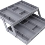 Multi Level Drawer Organizer, Expandable Folding Smart Drawer Organizer Makeup Organizer For Drawer Smart Drawer Organizer Kitchen Gadgets Utensils for Jewelry, Office Drawers (2