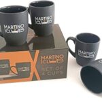 Set of 4 Ceramic Coffee Mugs (12 oz) | Stylish Handmade Cups for Home, Office, and Gifts