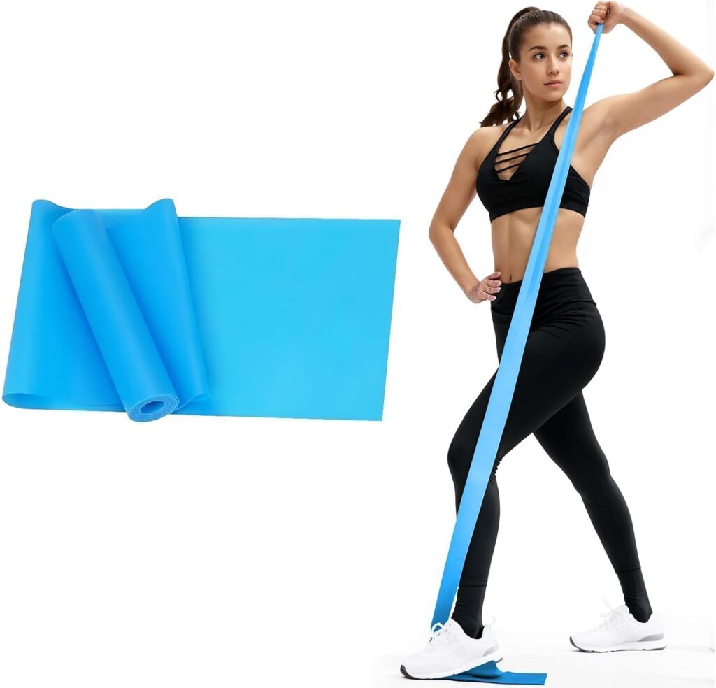 1 Psc Resistance Bands for Women & Men, Strength Training, Yoga & Home Workouts, Latex-Free Elastic Exercise Bands