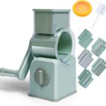 Multi functional vegetable chopper 5-in-1，Spiralizer 5 Blade Vegetable Chopper, Cheese Mincer, French Fry Cutter Potatoe Slicer, Home Essentials & Kitchen Gadgets, Salad Chopper