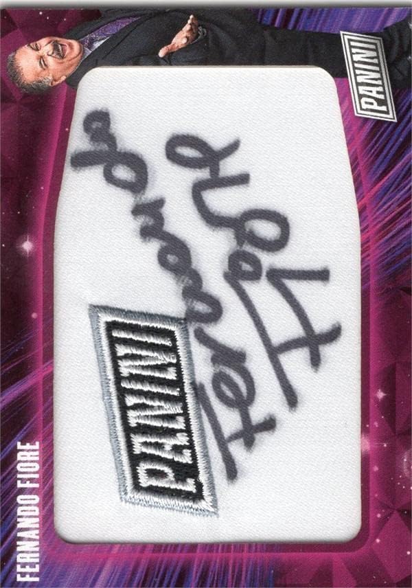 Fernando Fiore autographed trading card (Argentina, Lente Loco) 2019 Panini Fathers Day #FF – Autographed Soccer Cards