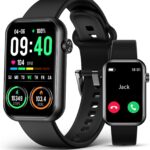 Smart Watch Fitness Tracker (Answer/Make Call), 24/7 Heart Rate Spo2 Blood Pressure Monitor Sleep Tracker, 114 Sports Modes Pedometer Calorie Step Tracker, Waterproof Activity Tracker for Women Men