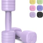 Adjustable Dumbbell Set of 2: Sportneer 4 in 1 Free Weights Dumbbells Set for Women, Hand Weights for Women at Home, Each 2lb 3lb 4lb 5lb Weights with Soft Rubber Handle for Home Gym Exercise Training