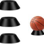 3 Pcs Ball Holder Stand for Displaying Memorabilia Basketball Football Volleyball Soccer Baseball Softball and Bowling Durable Base Stands for Exercise and Medicine Balls(4.2 Inch)