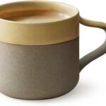 Ceramic Coffee Mug 8 oz Japanese style Mini Coffee Cup Handmade Vintage Espresso Cups American coffee latte suitable for office and home Party Gifts coffee bar accessories minimalist decor