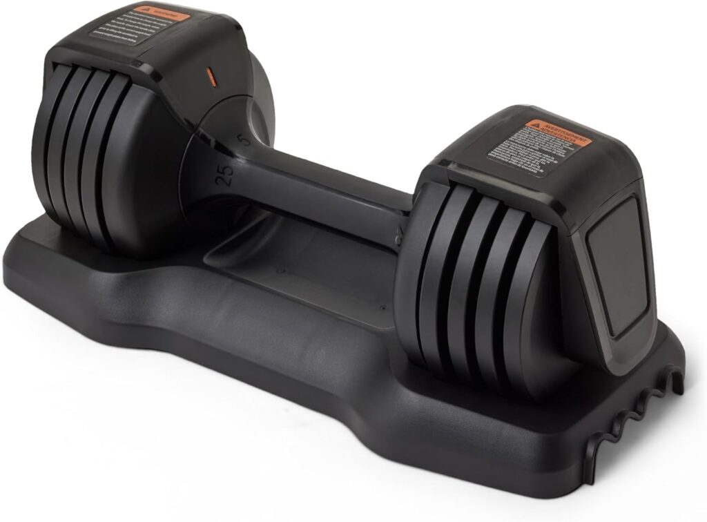 Amazon Basics Adjustable Dumbbell, 25 lb